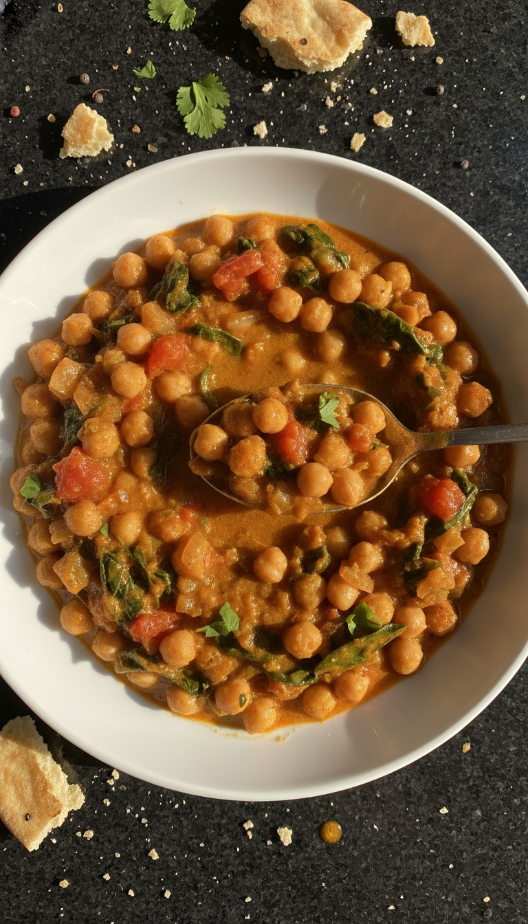 Mediterranes Kichererbsen Curry