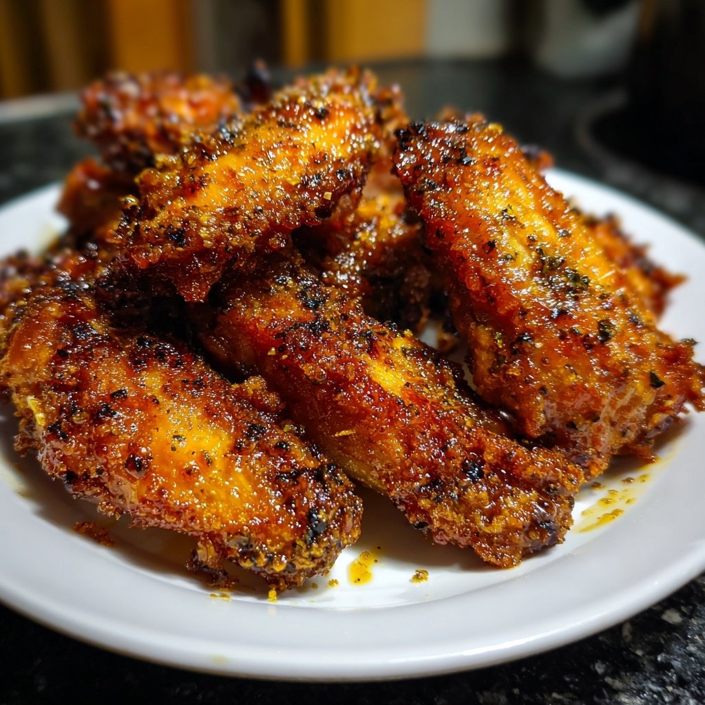 Knusprige Chicken Wings mit Honig