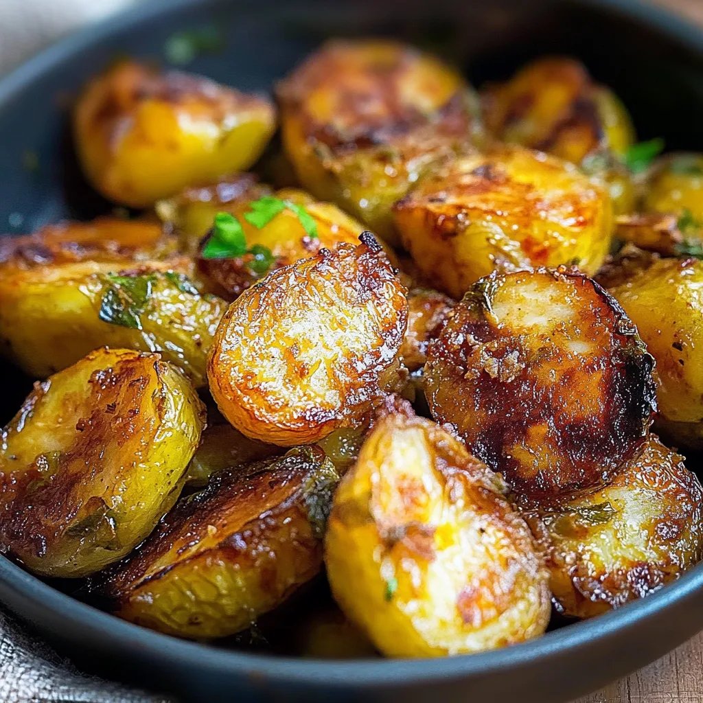 Knoblauch-gerösteter Rosenkohl