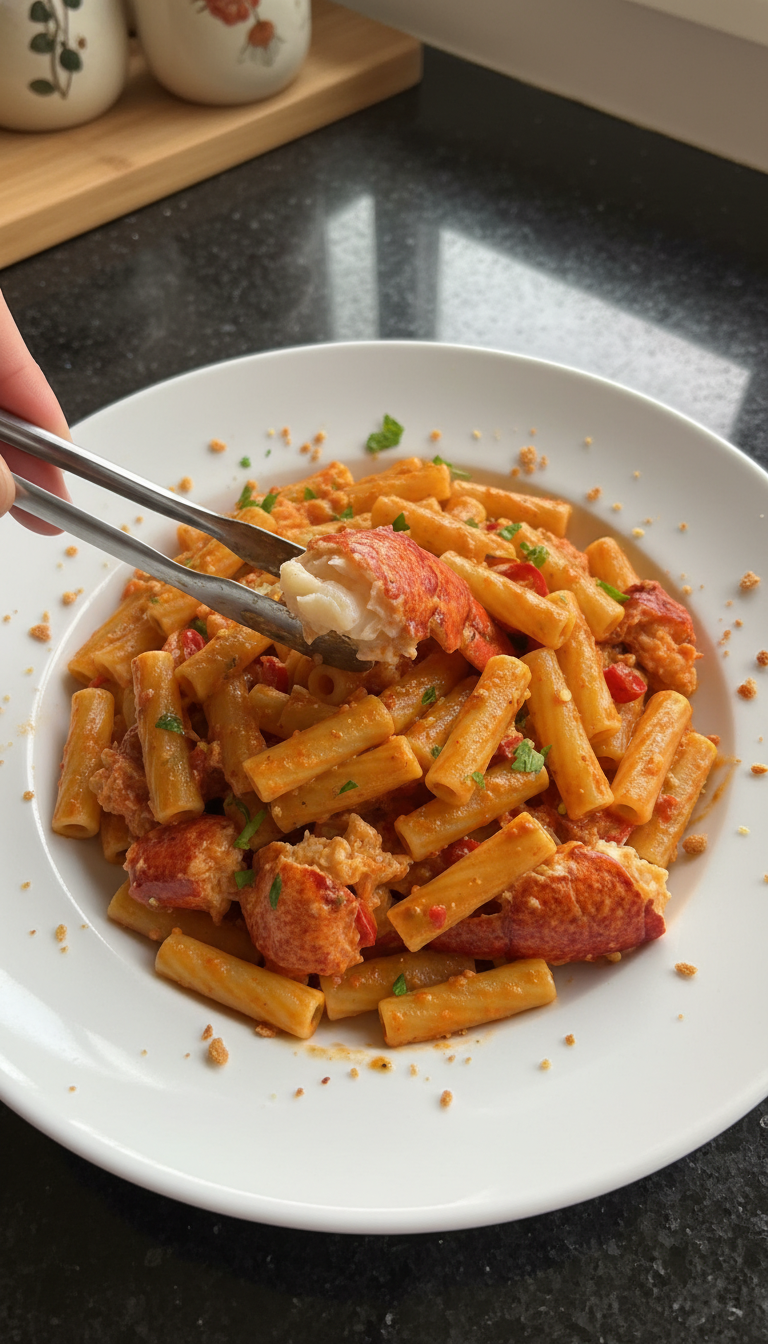 Scharfe Hummer Pasta Arrabbiata​