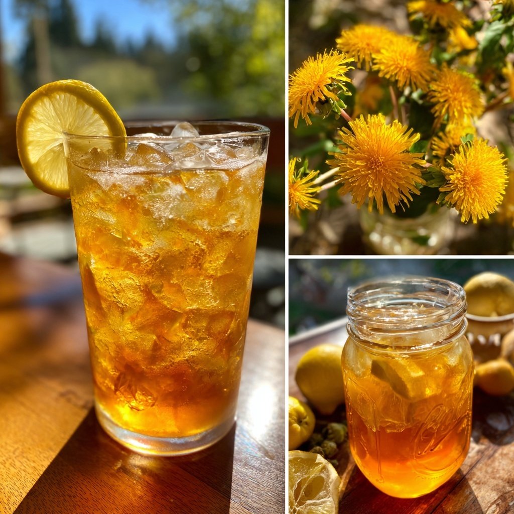 Bio-Löwenzahn-Eistee selber machen