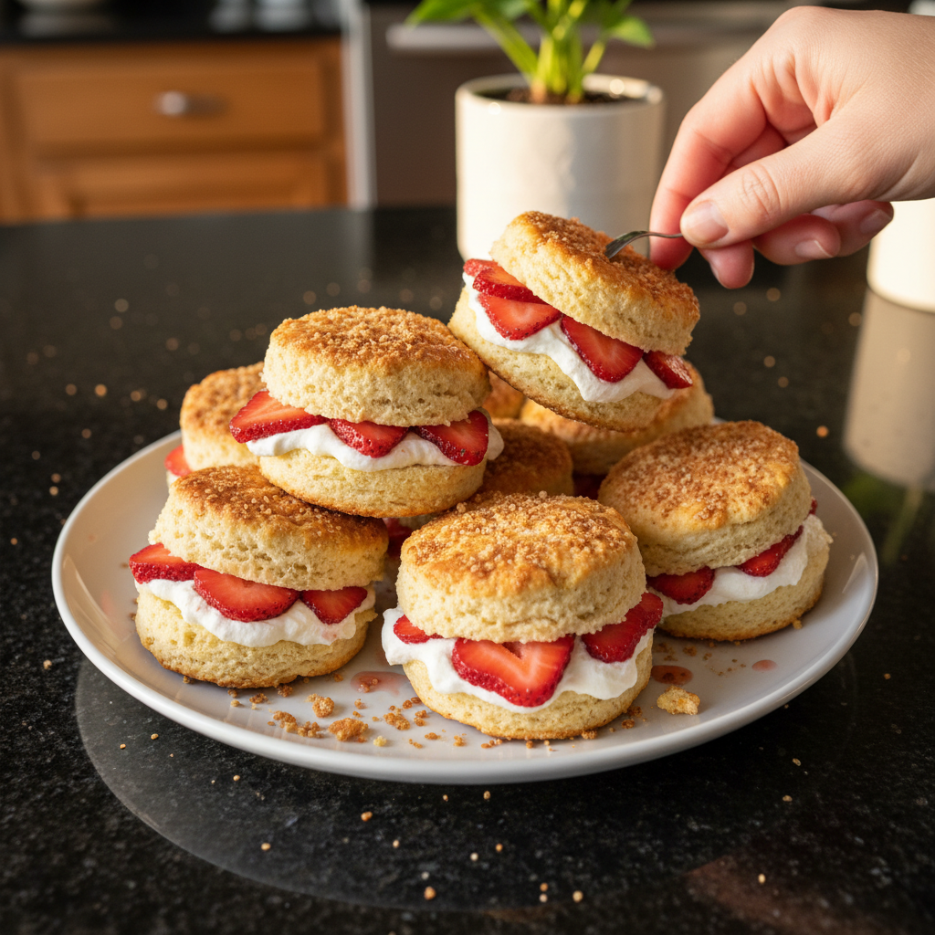 Erdbeer Shortcake Sliders