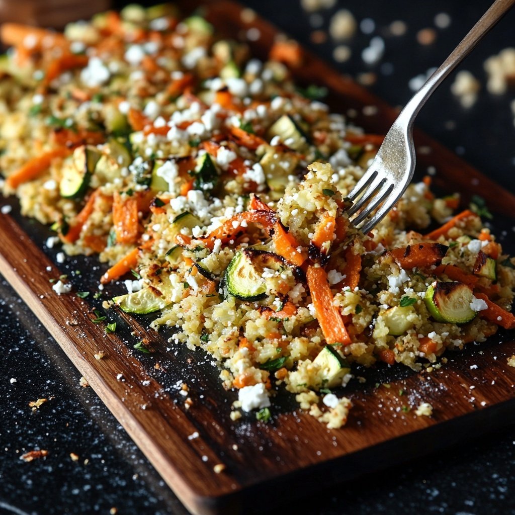 Winterlicher Gesund-&-Leicht-Quinoasalat mit Ofengemüse