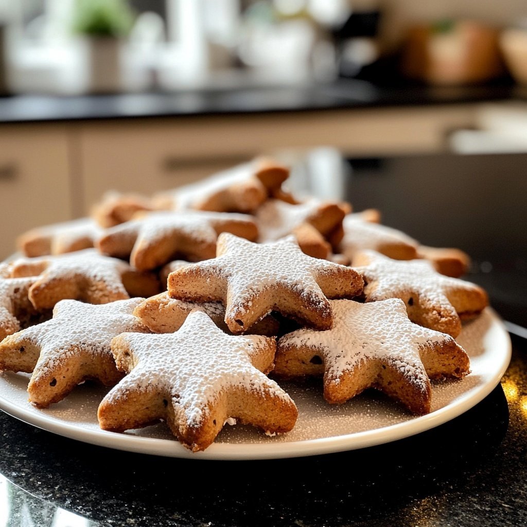 Pistazien Zimtsterne