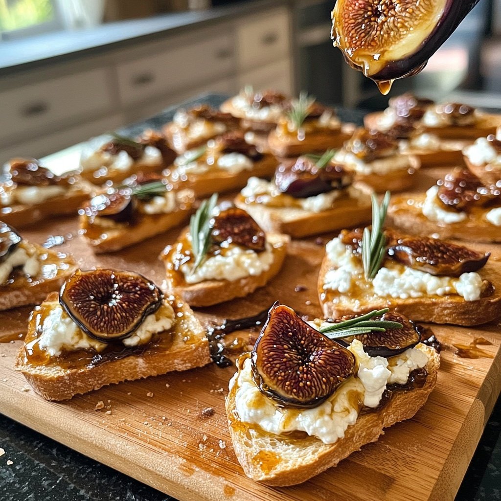 Balsamico-Ofenfeigen-Crostinis