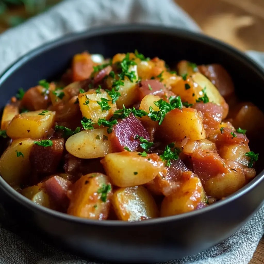 Mohren und Kartoffel Eintopf