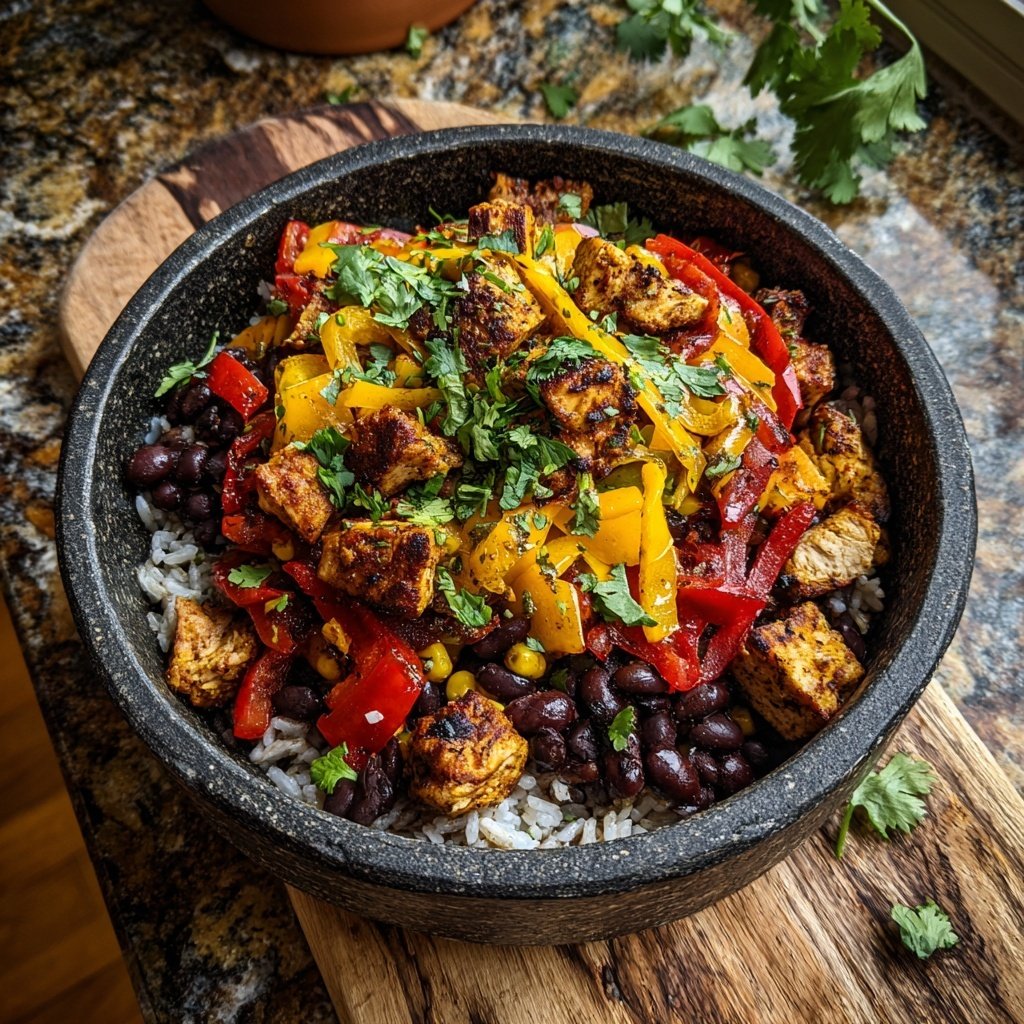 Chipotle Hähnchen Burrito Bowl
