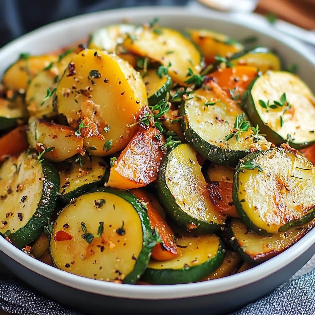 Kartoffel-Karotten-Zucchini-Pfanne