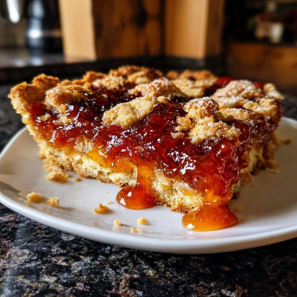Einfache Marmelade Torten mit Gebäck