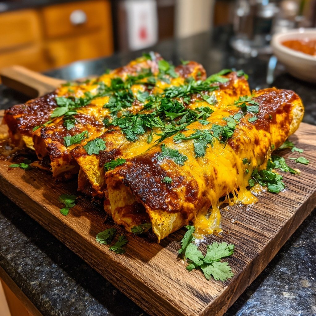 Hohes Protein Bohnen Enchiladas