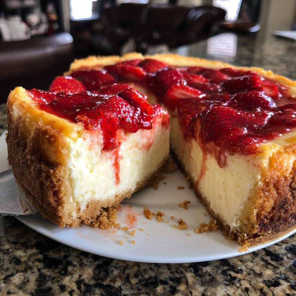 Galentine’s Erdbeer Käsekuchen