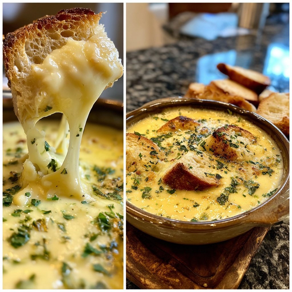 Käsefondue klassisch mit Weißwein