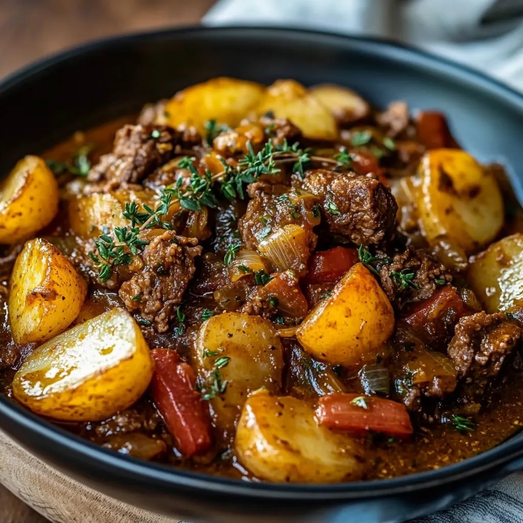 Bauerntopf mit Hackfleisch und Kartoffeln