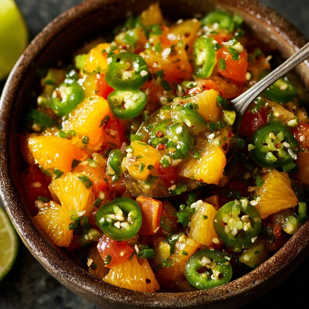 Herzhafte Zitrusfrucht-Salsa