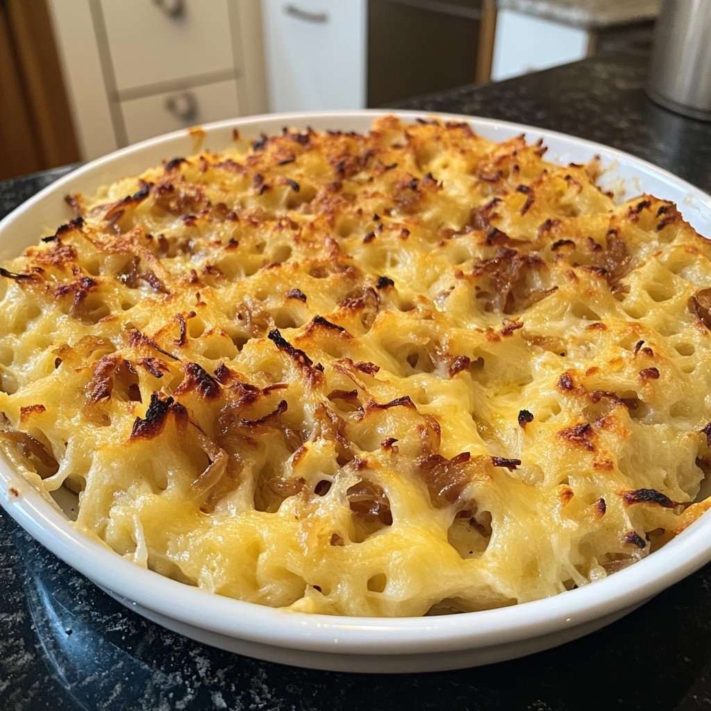 Käsespätzle im Ofen