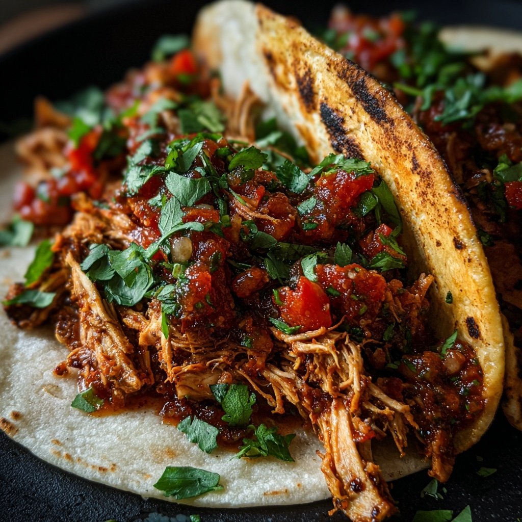 Crock Pot Hähnchen Taco Fleisch