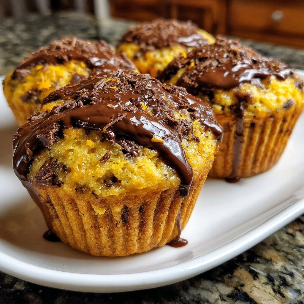Fruchtige Orangen Schoko Cupcakes