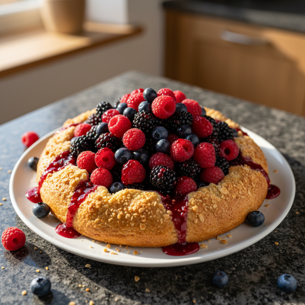 Eindrucksvolle Beeren Tarte