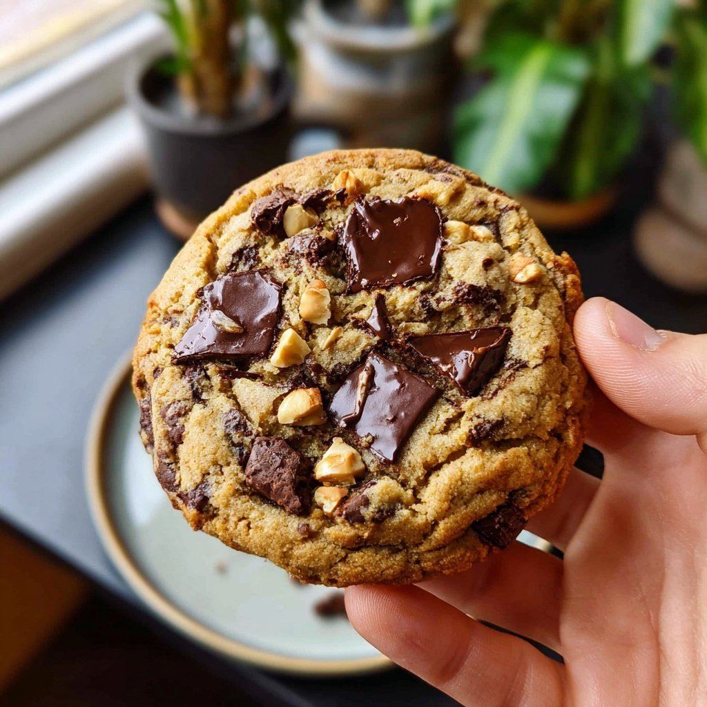 Haselnuss-Schoko-Pfannen-Cookie