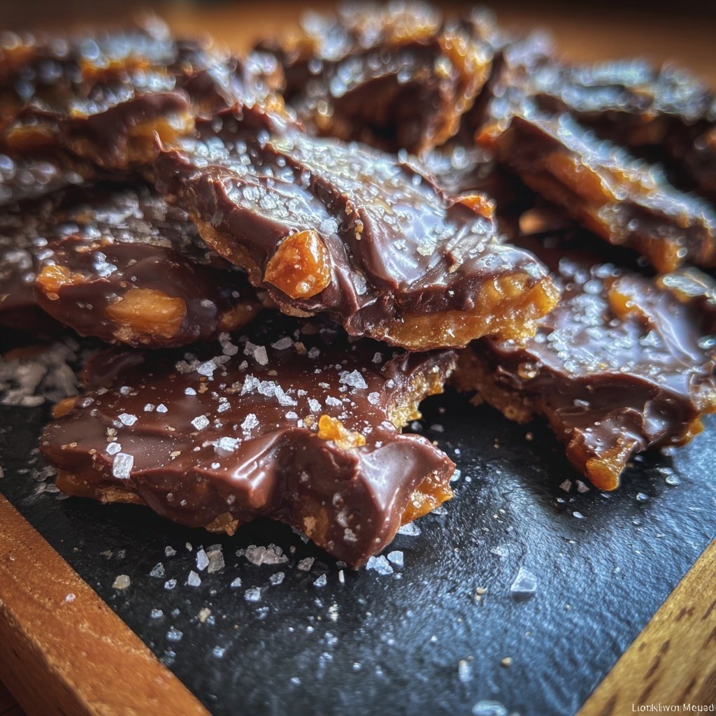 Knusprige Schoko-Gebrannte Mandeln