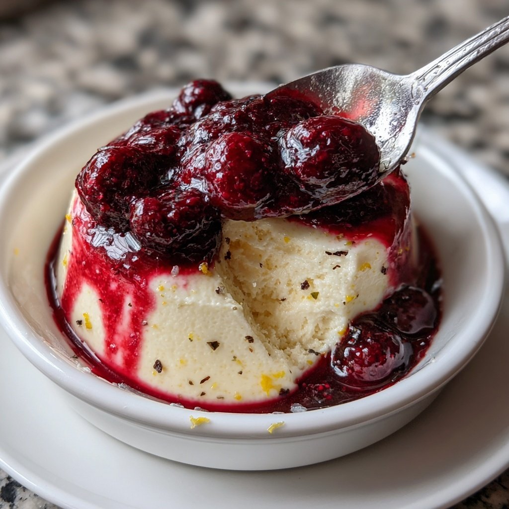 Meyer Zitronen Panna Cotta