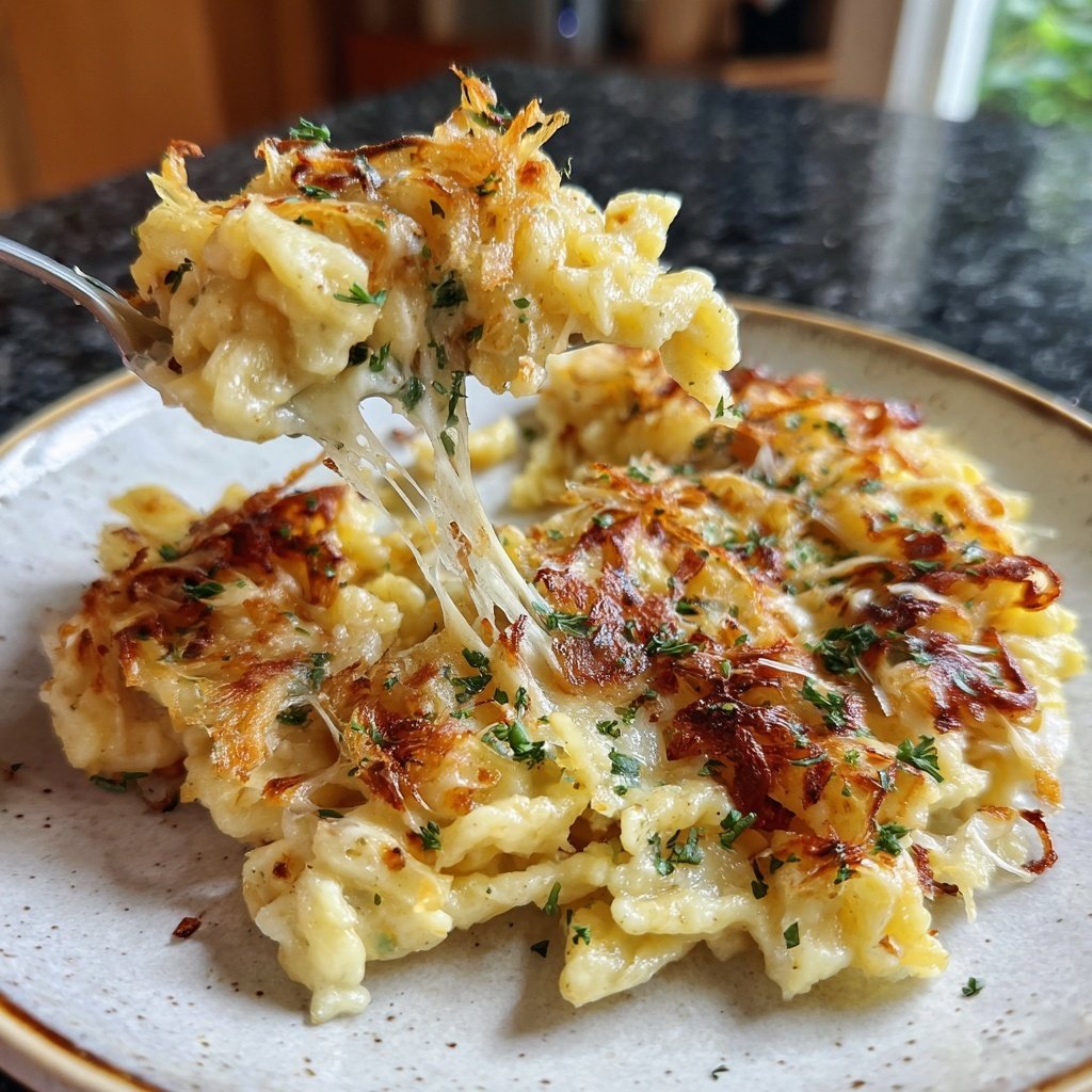 Glutenfreie Käsespätzle mit Buchweizenmehl